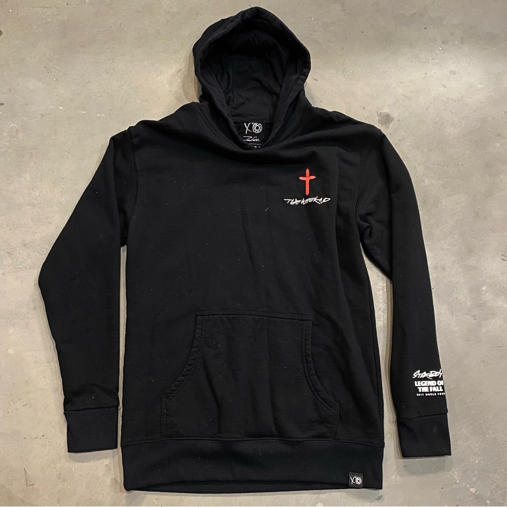 The Weeknd “Starboy - Legend of the Fall” 2017 Black/Red Hoodie Men’s Sz Medium
